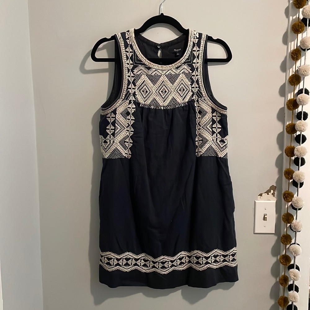 Madewell Embroidered Dress S